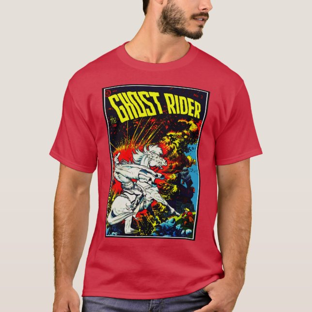Camiseta Clássica 'The Ghostrider' de 1950 (Frente)