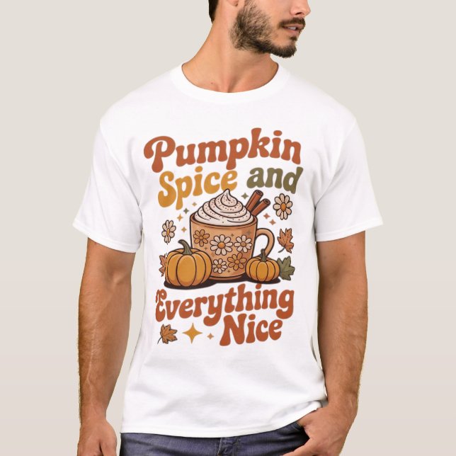 Camiseta Clássica Tudo Bom de Tempero de Abóbora R (Frente)