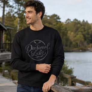 Camiseta Clássica Vintage Lake Life Deerwood Lake