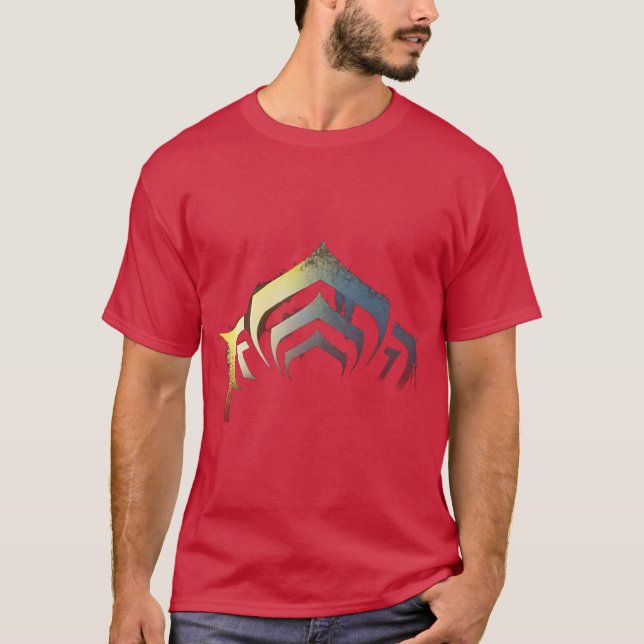 Camiseta clássica Warframe menina família (Frente)