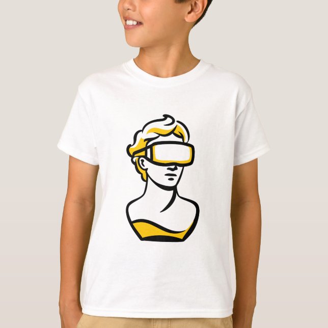 Camiseta Classical Bust VR Headset Graphic Tee (Frente)