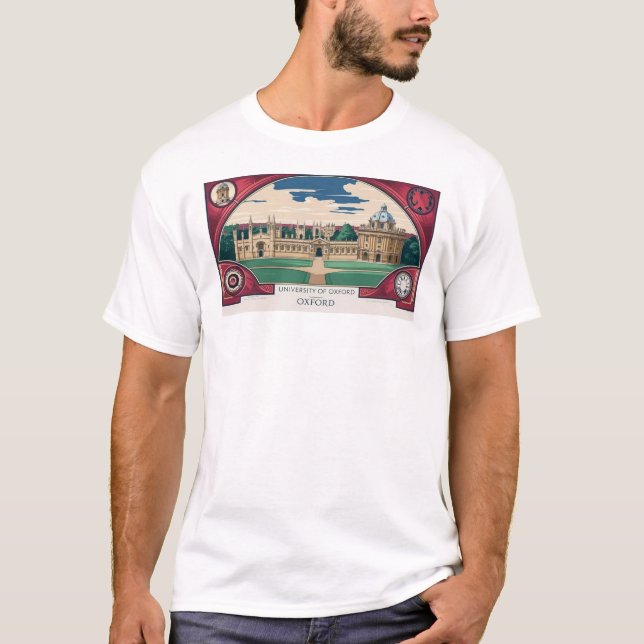 Camiseta Classical Oxford University Image (Frente)