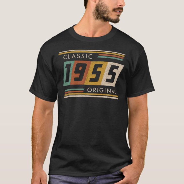 Camiseta Clássico 1955 - Estilo original de verão (Frente)