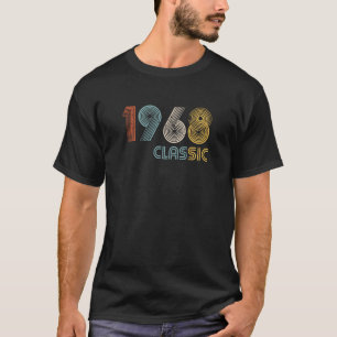 Camiseta Clássico 1968 51 anos de aniversário velho