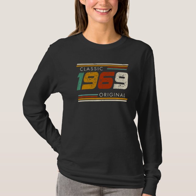 Camiseta Clássico 1969 - Vintage original (Frente)