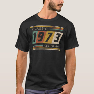 Camiseta Clássico 1973 Estilo Original de Verão