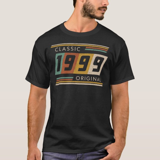 Camiseta Clássico 1999 - Estilo Original de Verão (Frente)
