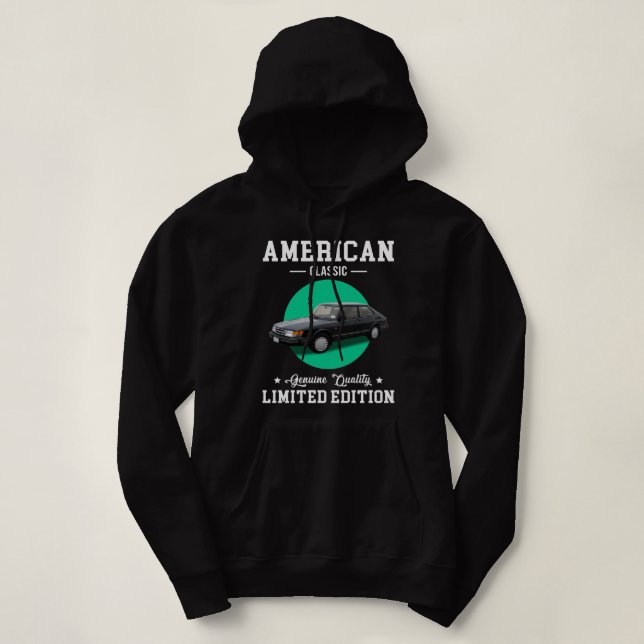 Camiseta clássico americano genuíno de qualidade edição lim (Frente do Design)