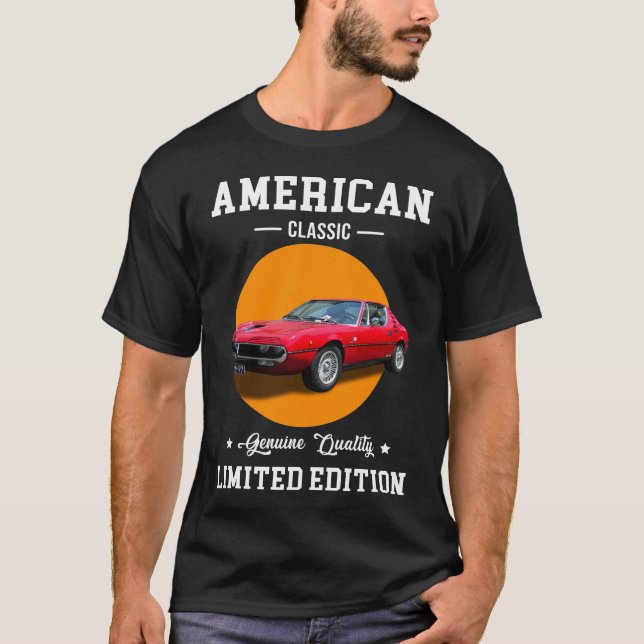 Camiseta clássico americano genuíno edição limitada A (Frente)