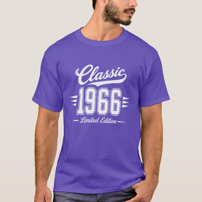 Camiseta Clássico Aniversário de 1966 (Frente)