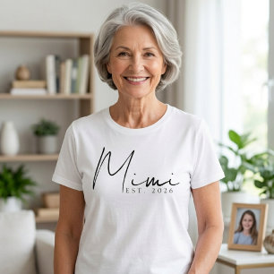 Camiseta Clássico Ano EST Mimi Família Simples Roteiro