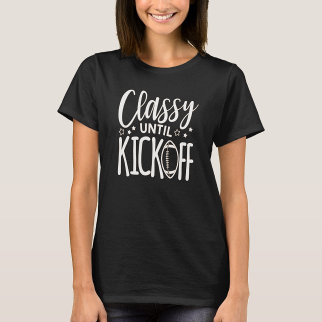 Camiseta Clássico Até O Jogo Do Futebol Americano (Frente)