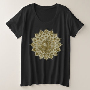 Camiseta Clássico Colorosamente Mandala Índia Estilo 4