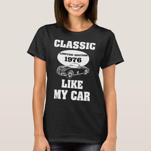 Camiseta Clássico Como Meu Carro Amava Edição Limitada De A (Frente)