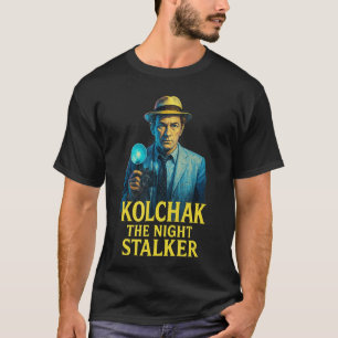 Camiseta Clássico Cult Kolchakhe Night Stalker Horror Miste