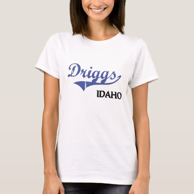 Camiseta Clássico da cidade de Driggs Idaho (Frente)