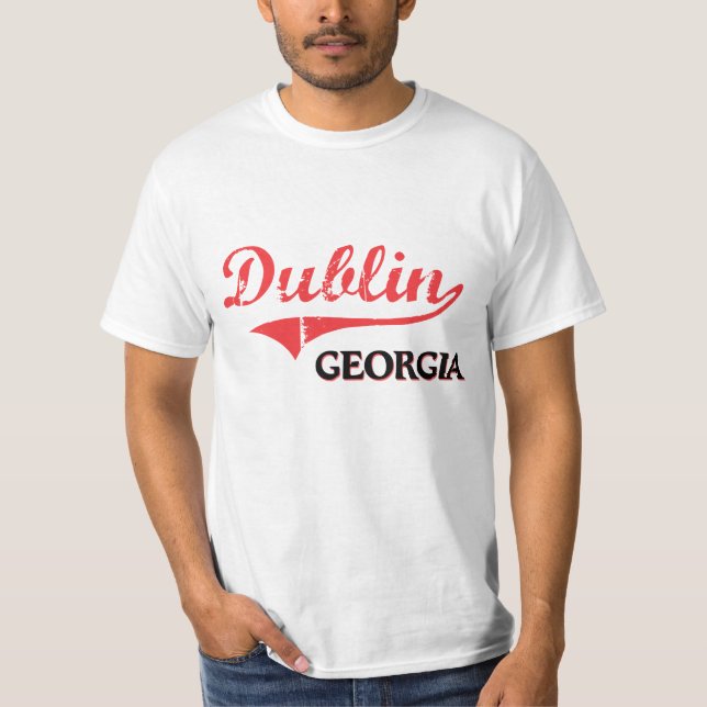 Camiseta Clássico da cidade de Dublin Geórgia (Frente)