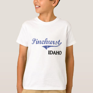 Camiseta Clássico da cidade de Pinehurst Idaho
