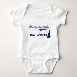 Camiseta Clássico da cidade de Portsmouth New Hampshire