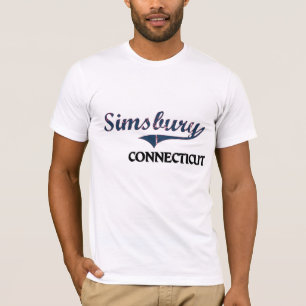 Camiseta Clássico da cidade de Simsbury Connecticut