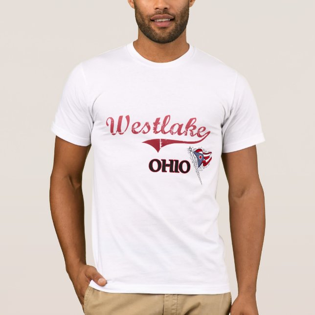 Camiseta Clássico da cidade de Westlake Ohio (Frente)
