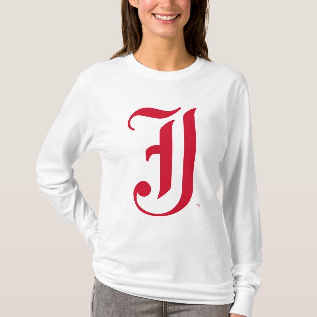 Camiseta Clássico da Jacksonville State University Letra JS (Frente)