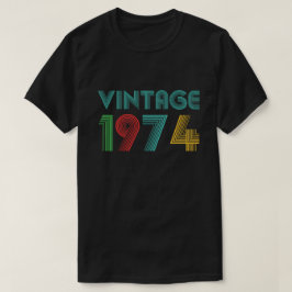 Camiseta Clássico de 1974, Presente de 50º Aniversário