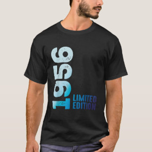 Camiseta Clássico de Aniversário Antigo Nascido em 1956 Des