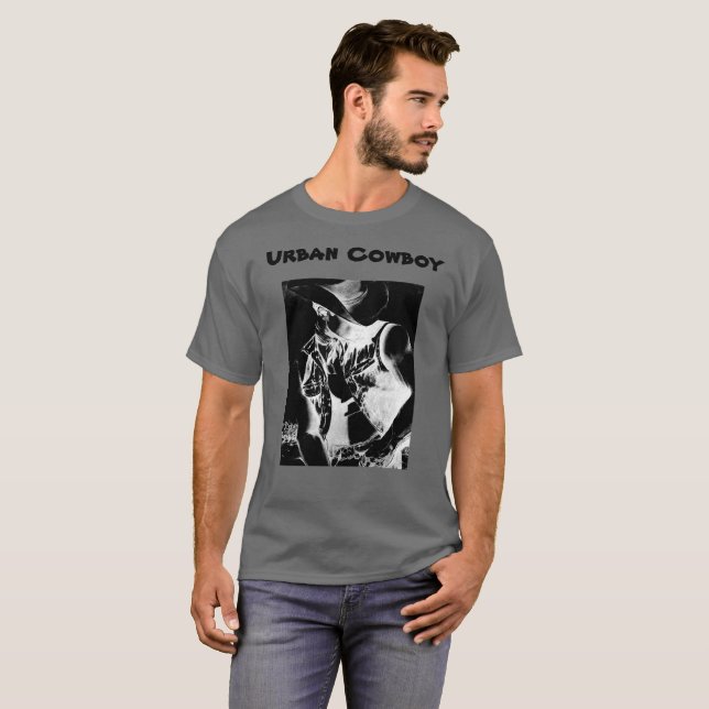 Camiseta Clássico de Arte Urbana Moderna e Legal dos Homens (Frente Completa)