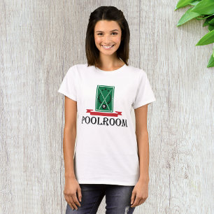 Camiseta Clássico de Bilhar de 8 Bolas
