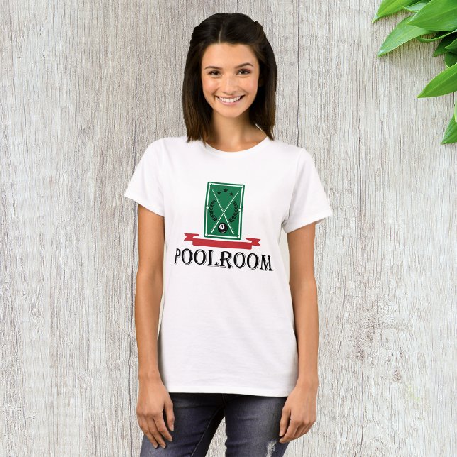 Camiseta Clássico de Bilhar de 8 Bolas (Criador carregado)