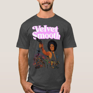 Camiseta Clássico de Computação Suave com Veludo Retroativo