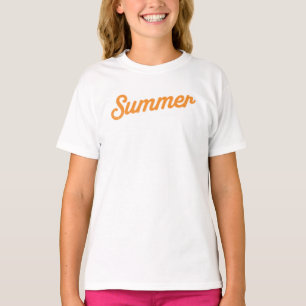 Camiseta Clássico de Crianças de Verão
