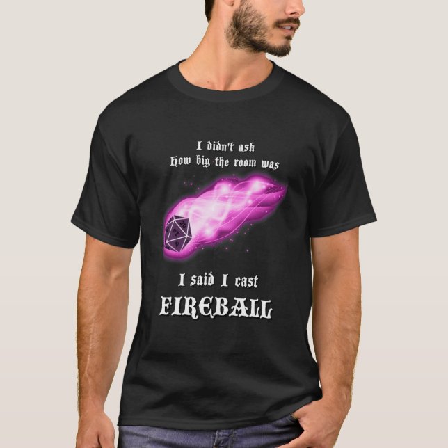 Camiseta Clássico de Fireball em Festa (Frente)