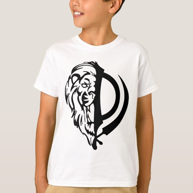 Camiseta Clássico de Khanda do leão (Frente)