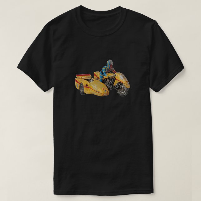 Camiseta Clássico de motocicleta Kikaida (Frente do Design)