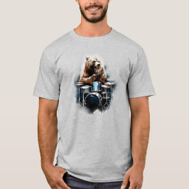 Camiseta Clássico de Natureza Selvagem de Animais Rajada Gr