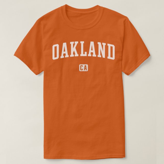 Camiseta Clássico de Oakland California (Frente do Design)