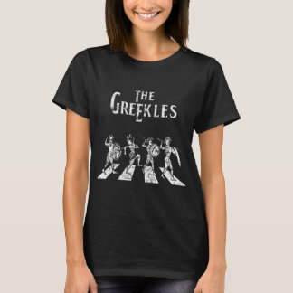 Camiseta Clássico Design Retrô Cartoon Paródia Greckles Abb