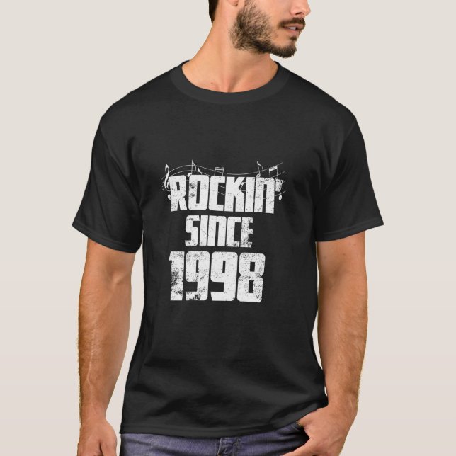 Camiseta Clássico do Aniversário Desde 1998 (Frente)
