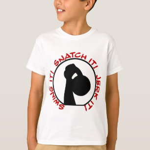 Camiseta Clássico do empurrão do ato de agarrar do balan
