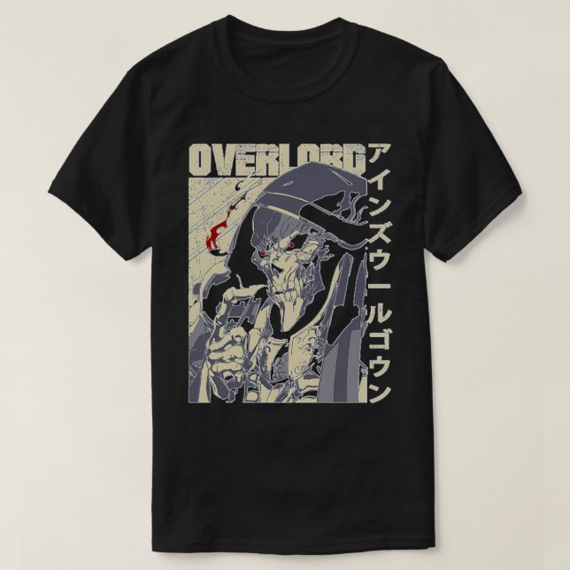 Camiseta Clássico do Overlord (Frente do Design)