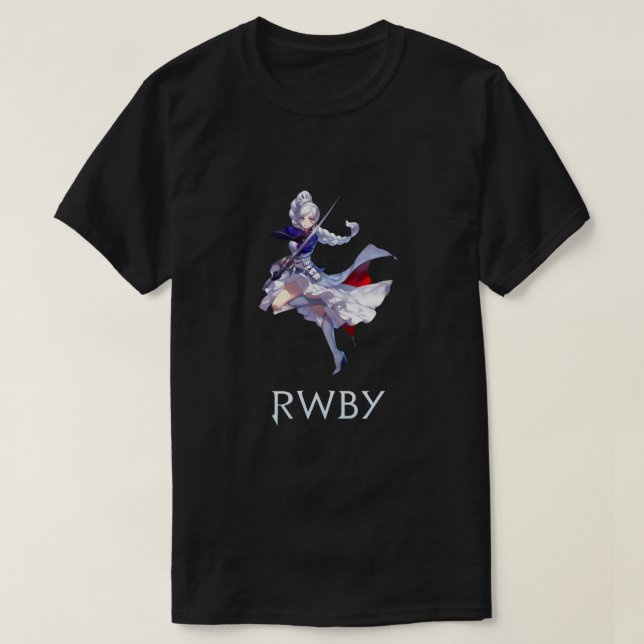 Camiseta Clássico do RWBY Weiss Schnee (Frente do Design)