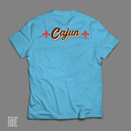 Camiseta Clássico Fleur-de-lis Cajun Retro Estilo Retrô Vin