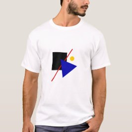 Camiseta Clássico Geométrico Bauhaus Design