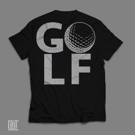 Camiseta Clássico Golfe Vintage de Saída