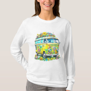 Camiseta Clássico hippie Tour Bus