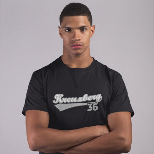 Camiseta Clássico Kreuzberg 36 Logo Berlin Kiez Logo OldSch