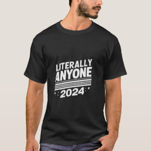 Camiseta Clássico Literalmente Qualquer Outro Trump Felon 2