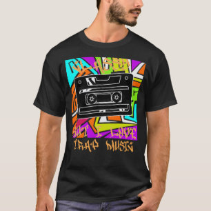 Camiseta Clássico, mas adoro Trap Music Hip Hop Rap EDM